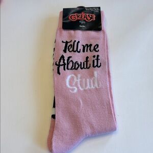 💕5/25💕Grease Quote Socks - Tell Me About it Stud Shoe size 6.5 - 12
